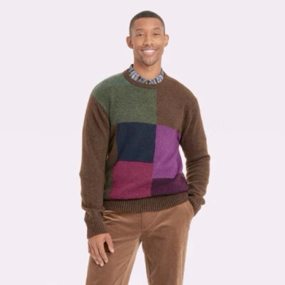 🍁50% Off Rdy 4 Fall Sale HOUSTON WHITE x TARGET Super Soft Colorblock Crewneck